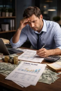 ניהול תזרים מזומנים לחוץ. מאוד.